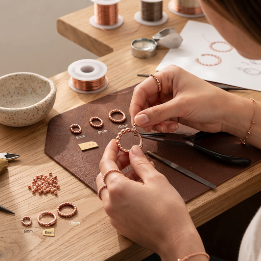 Clara's Smal Copper Earrings