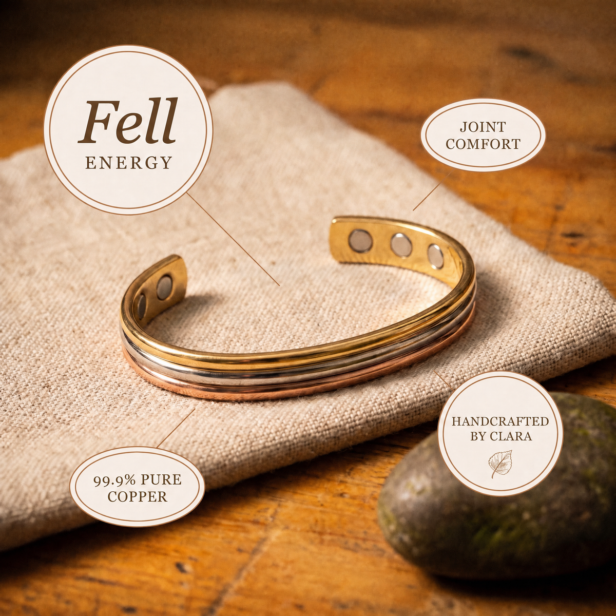 Clara's Fell Copper Bracelet