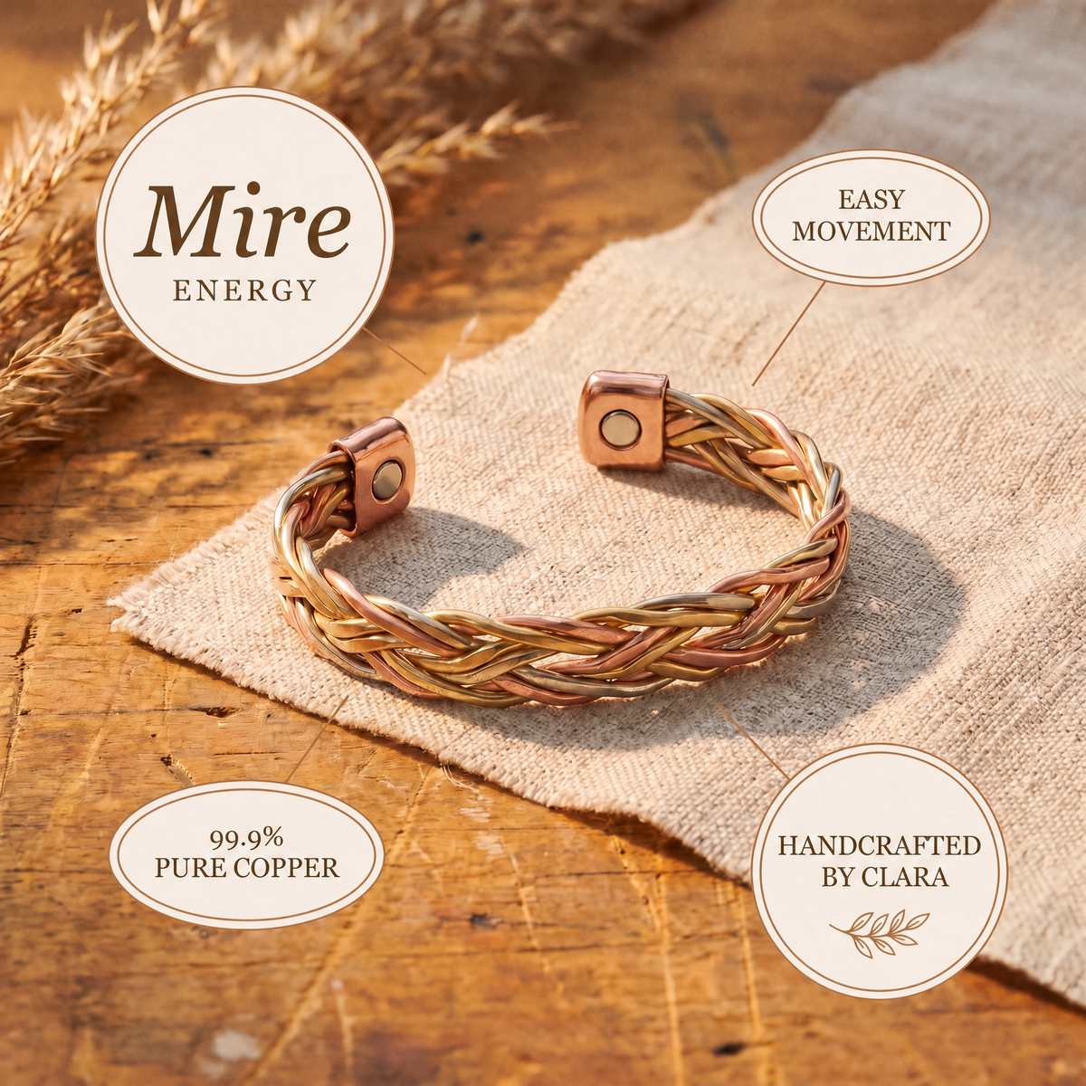 Clara's Mire Copper Bracelet
