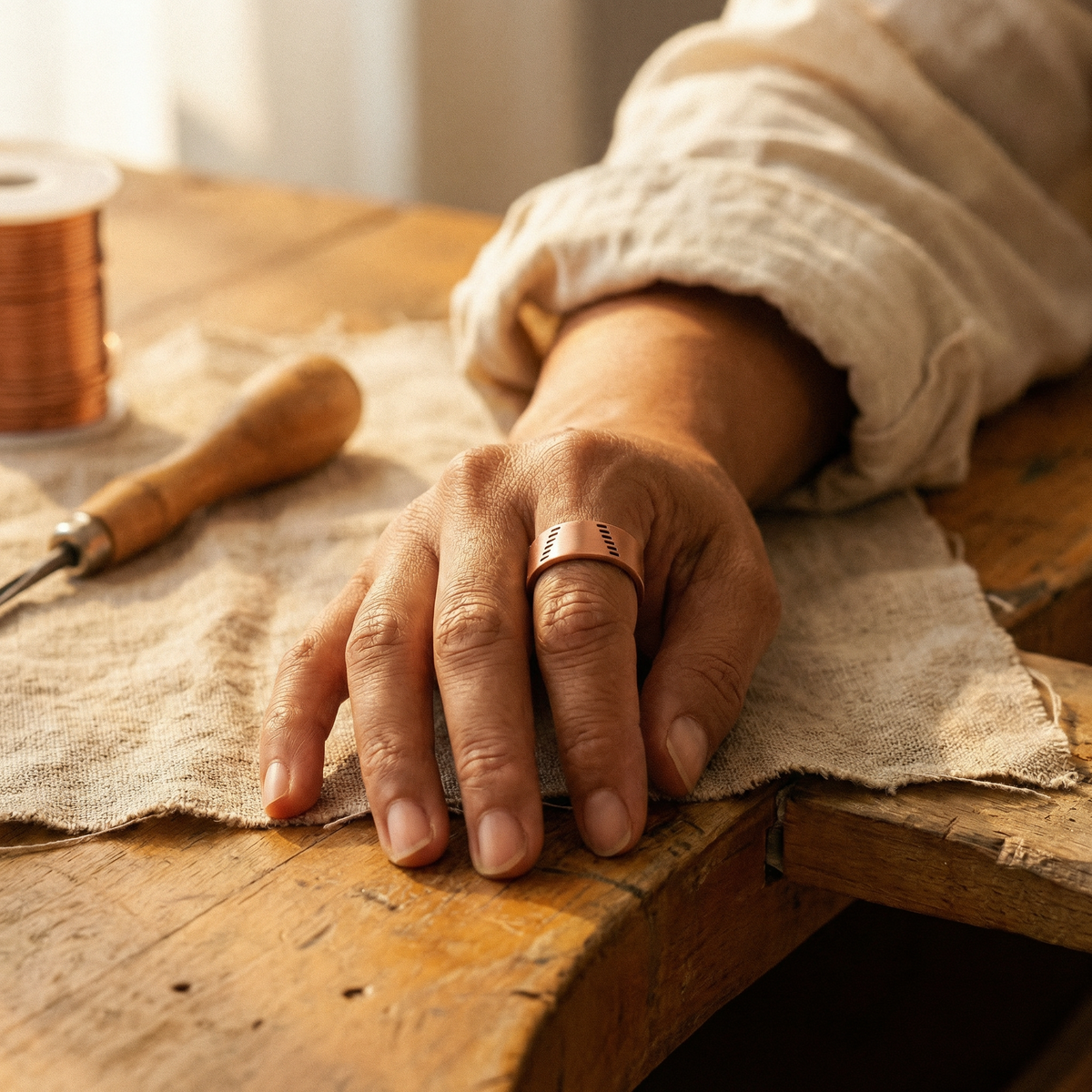 Clara's Hearth Copper Ring