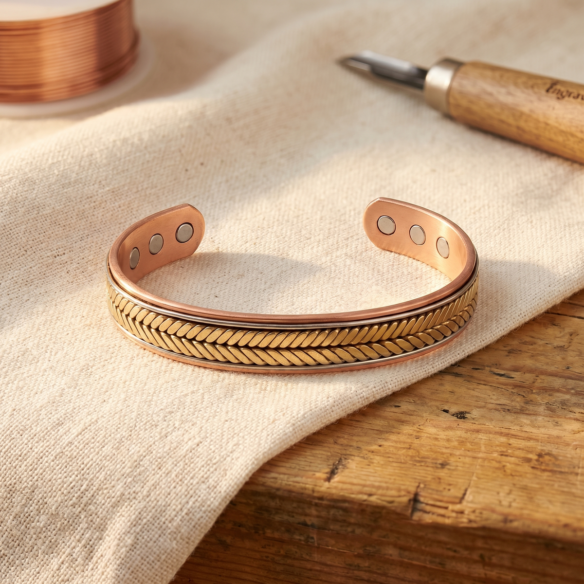 Clara's Harvest Copper Bracelet