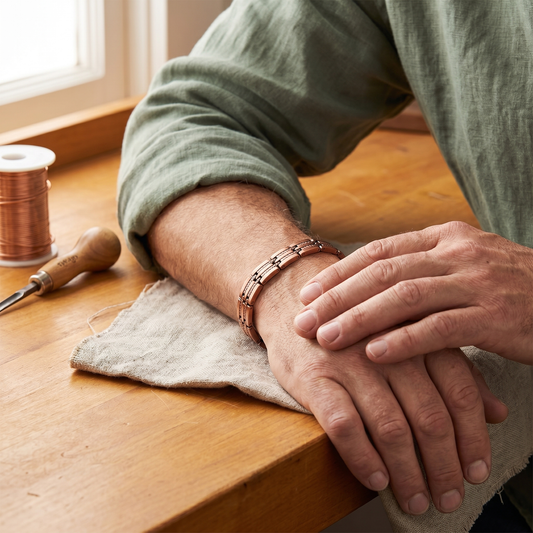 Clara's Pike Men's Copper Bracelet