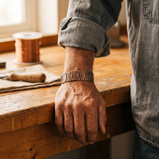 Clara's Grit Men's Copper Bracelet