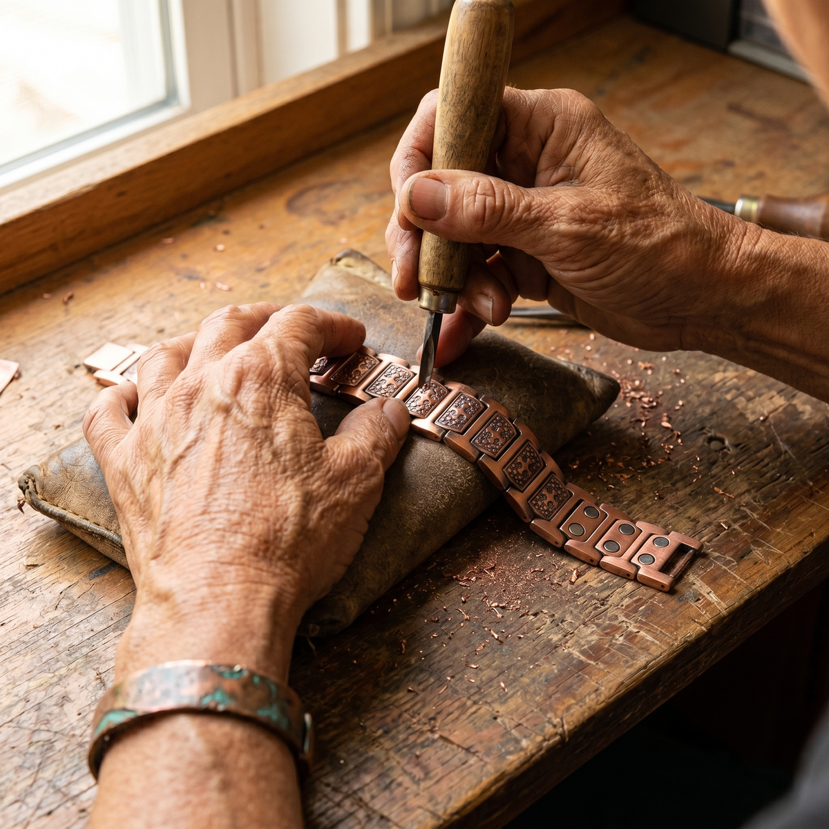 Clara's Gale Men's Copper Bracelet