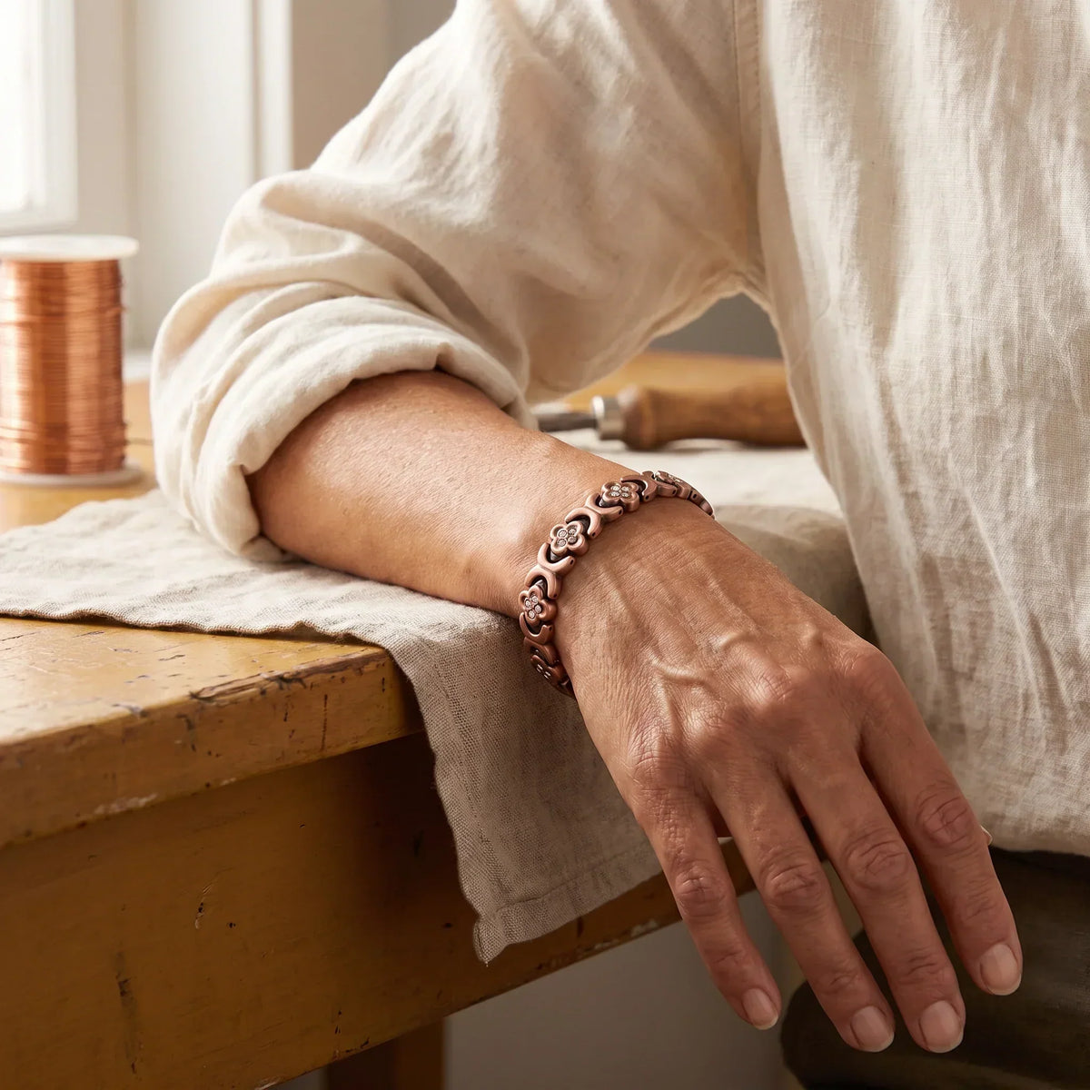 Clara's Keel Copper Bracelet