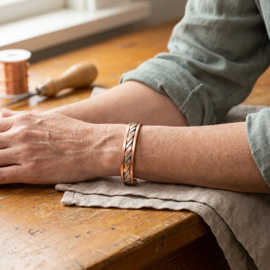 Clara's Bud Copper Bracelet