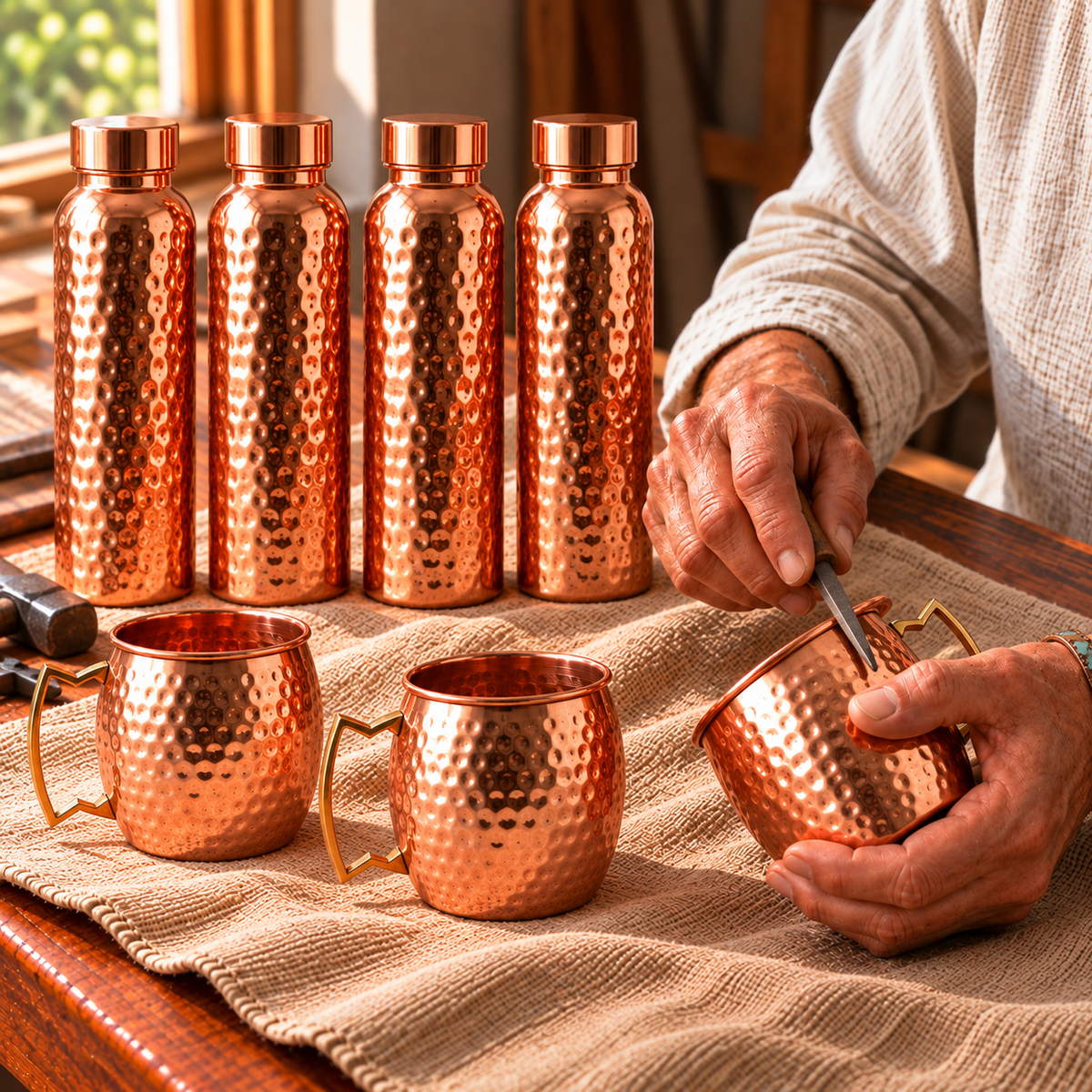 Clara's Family Wellness Copper Set