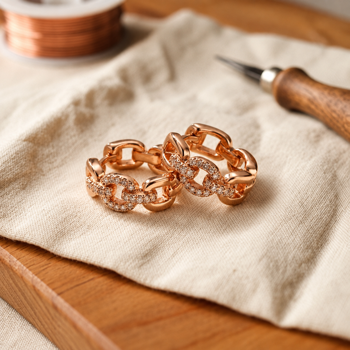 Clara's Celeste Crystal Earrings