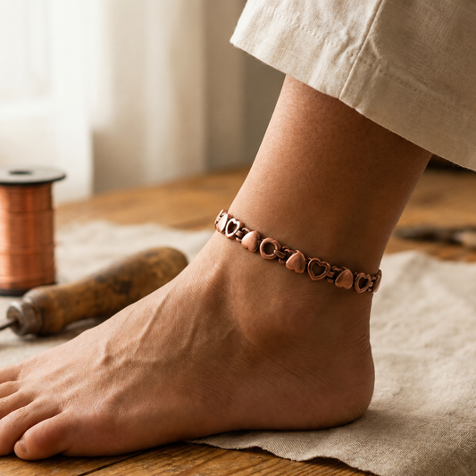 Clara's Amor Copper Anklet