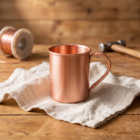 Clara's Copper Plain Mug 400ml