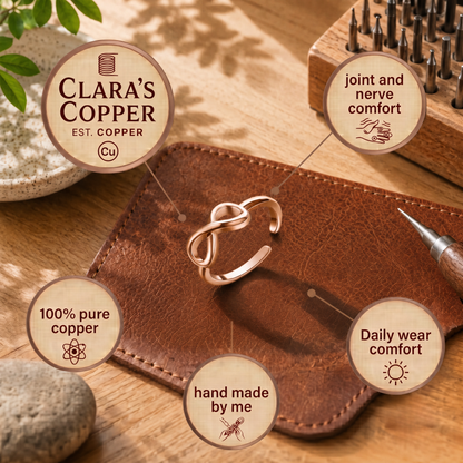 Clara's Loop Copper Toe Ring