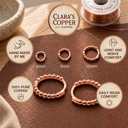 Clara's Smal Copper Earrings