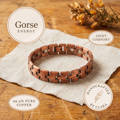 Clara's Gorse Men's Copper Bracelet