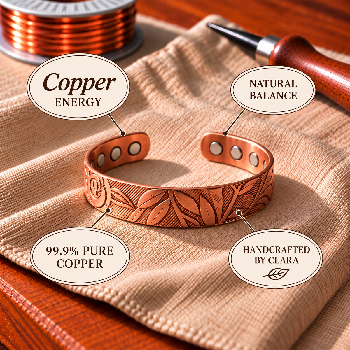 Clara's Grove Copper Bracelet