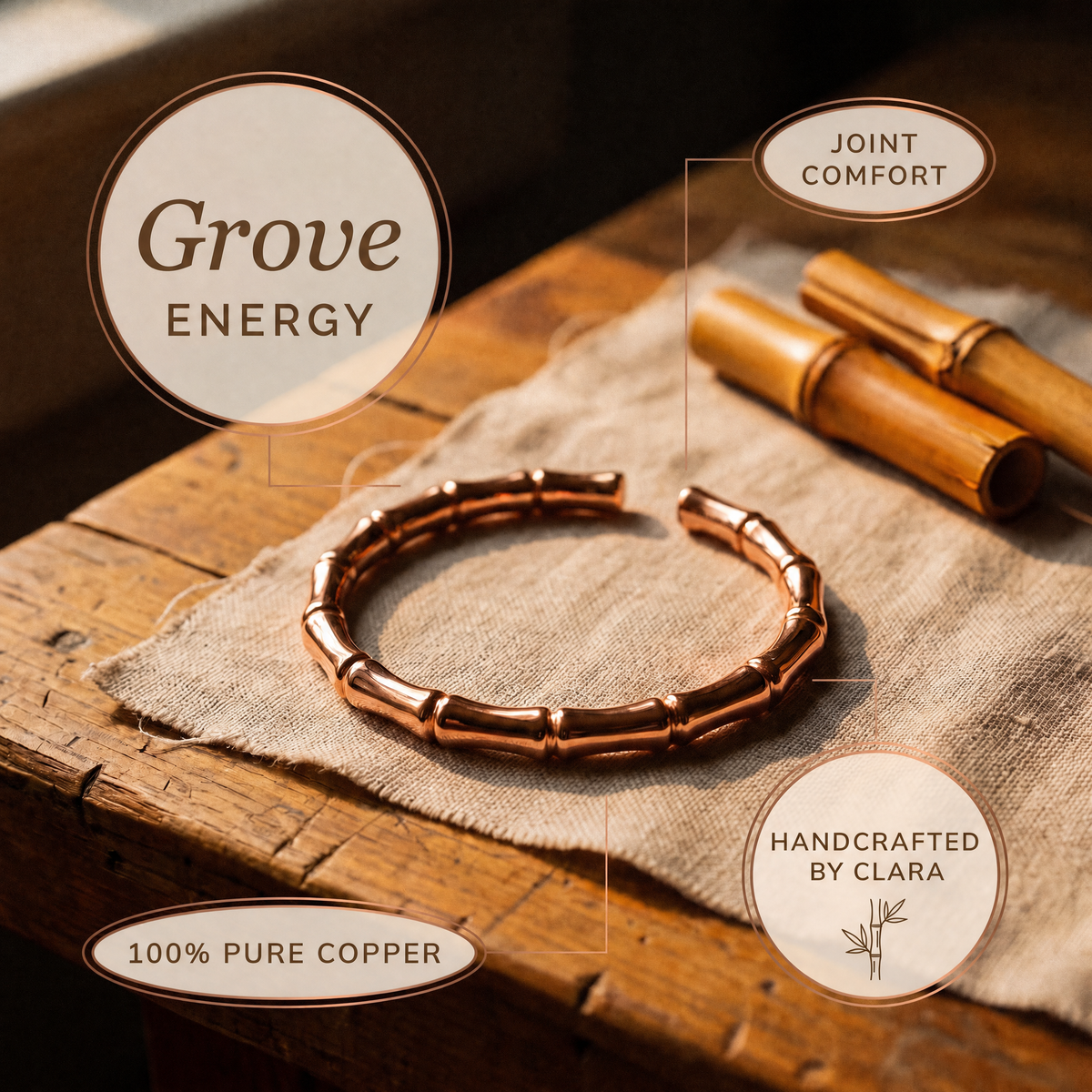 Clara's Grove Copper Bracelet