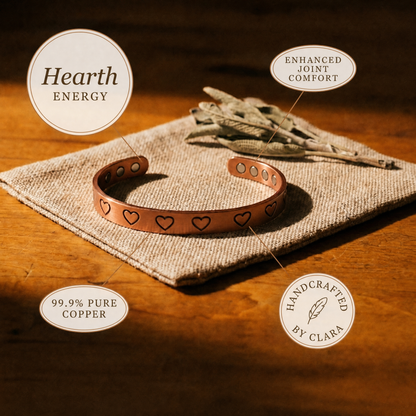 Clara's Hearth Copper Bracelet