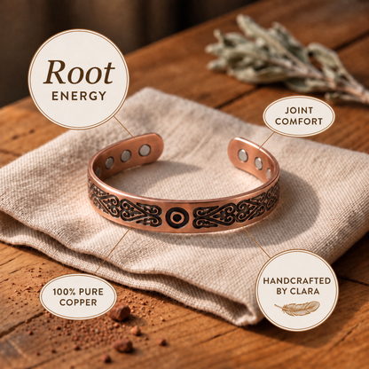 Clara's Verdigris Copper Bracelet