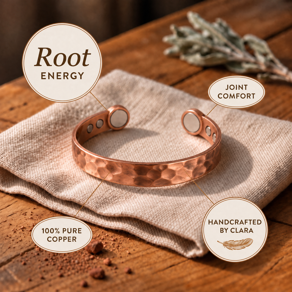 Clara's Nettle Bracelet