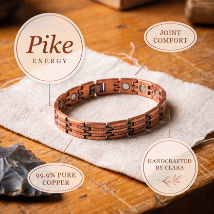 Clara's Pike Men's Copper Bracelet