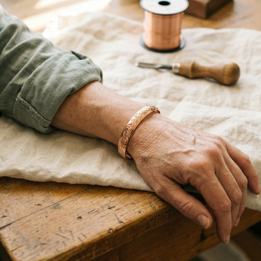 Clara's Bloom Copper Bracelet
