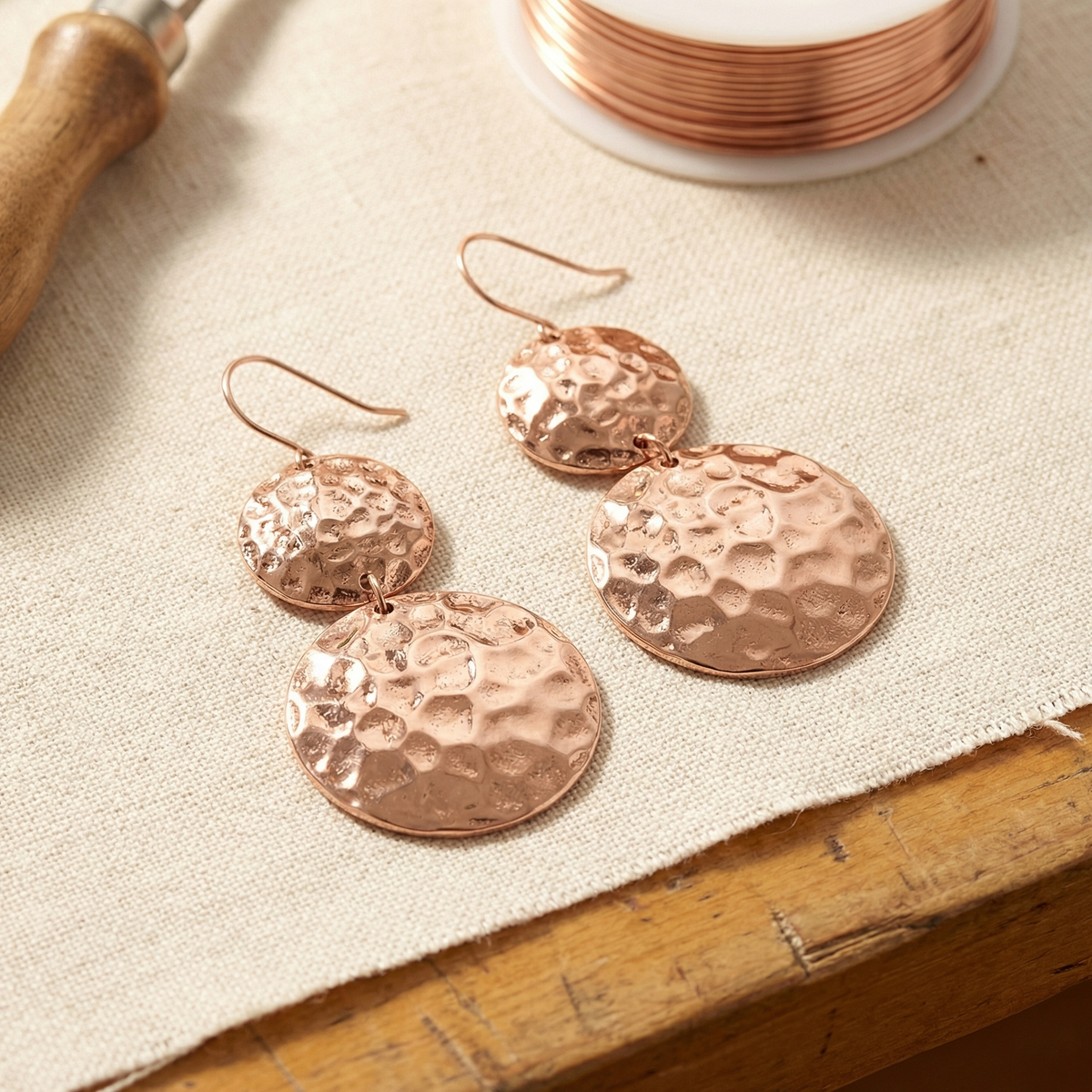 Clara's Solstice Copper Earrings