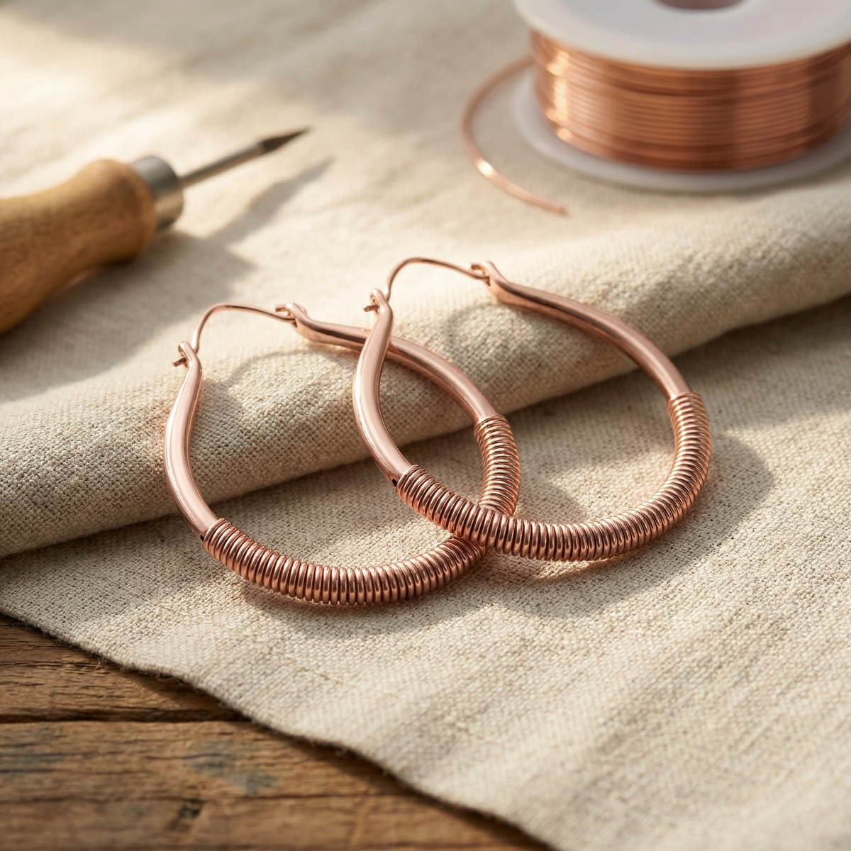 Clara's Creek Copper Earrings