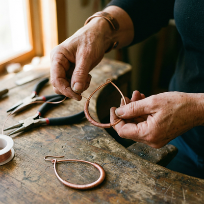 Clara's Creek Copper Earrings