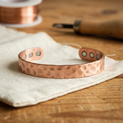 Clara's Lodestone Copper Bracelet