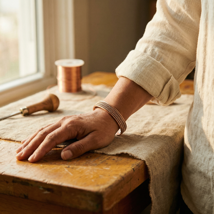 Clara's Forge Copper Bracelet