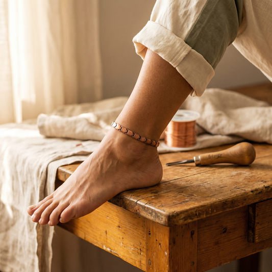 Clara's Shore Copper Anklet