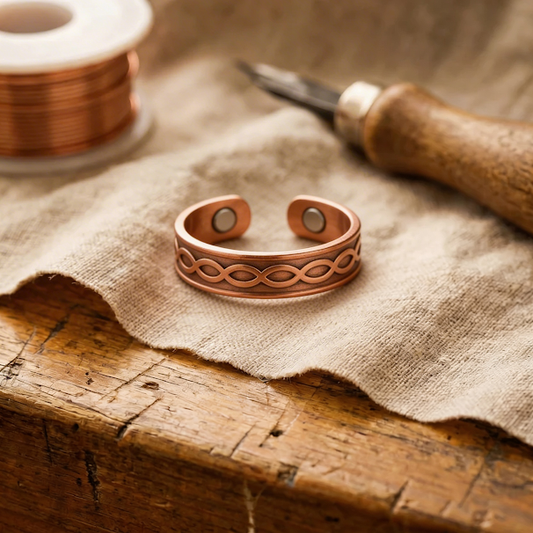 Clara's Char Copper Ring