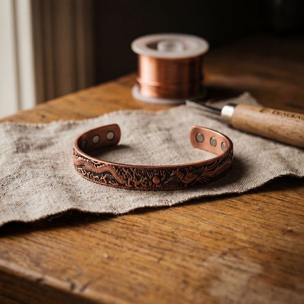 Clara's Loam Copper Bracelet