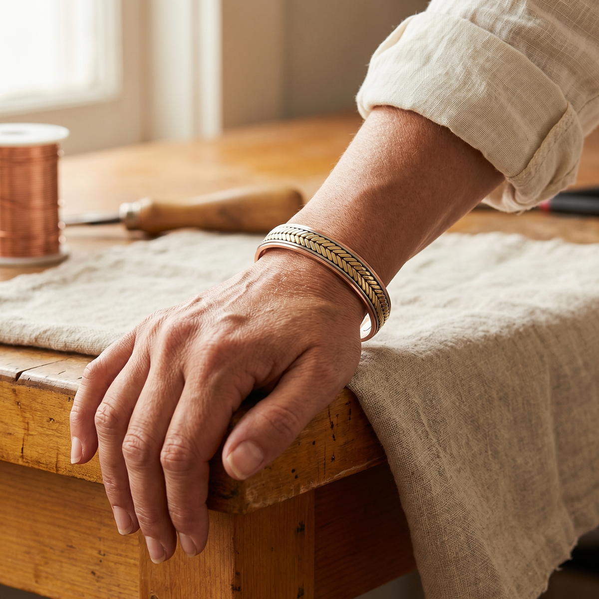 Clara's Harvest Copper Bracelet