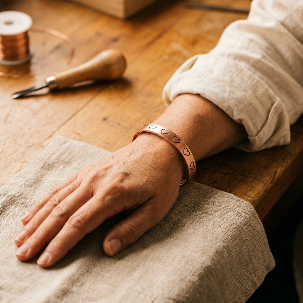Clara's Hearth Copper Bracelet