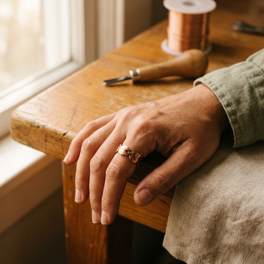 Clara's Bind Copper Ring