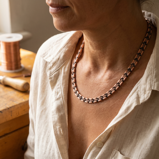 Clara's Haze Copper Necklace
