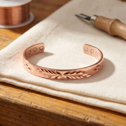 Clara's Lunar Copper Bracelet