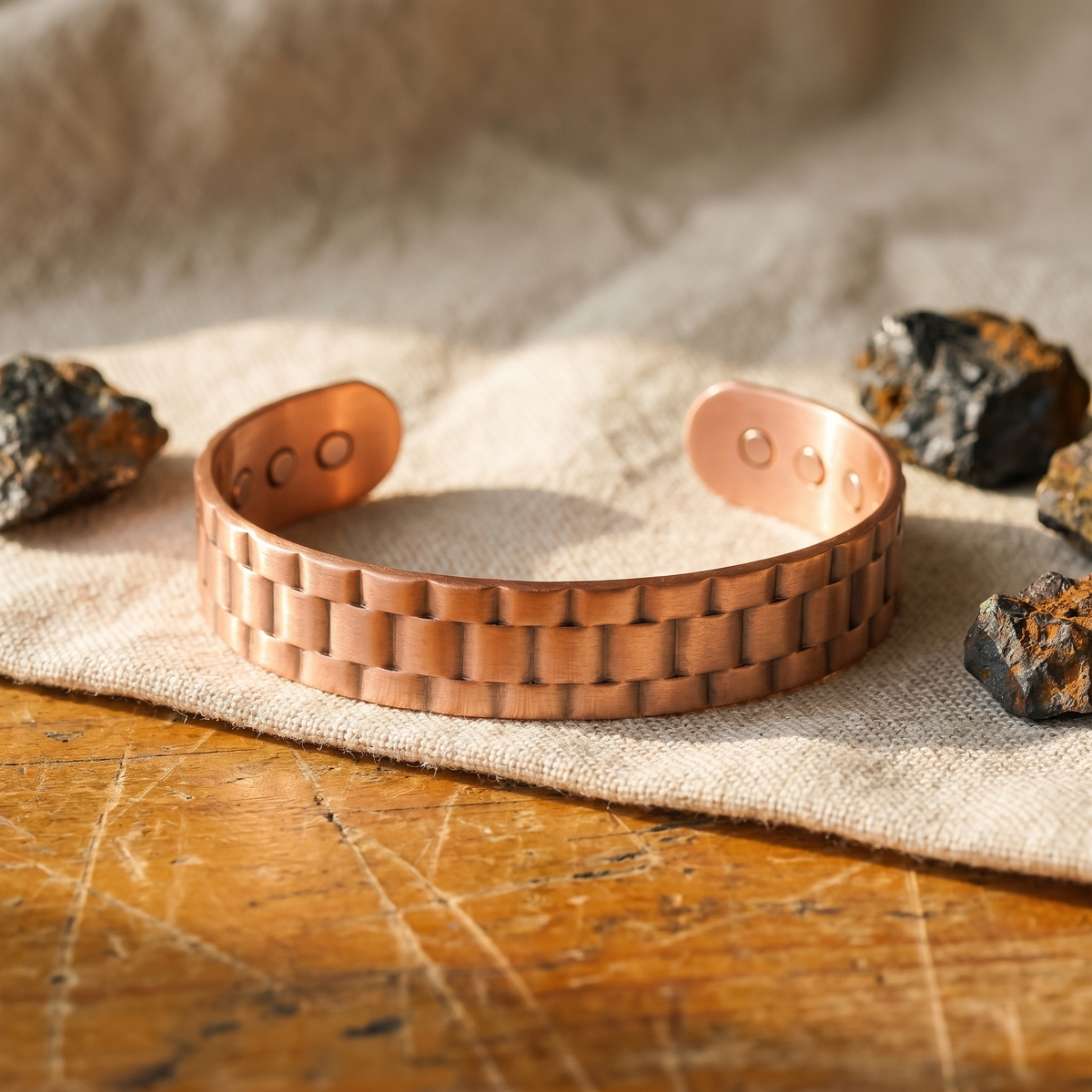 Clara's Ore Men's Copper Bracelet