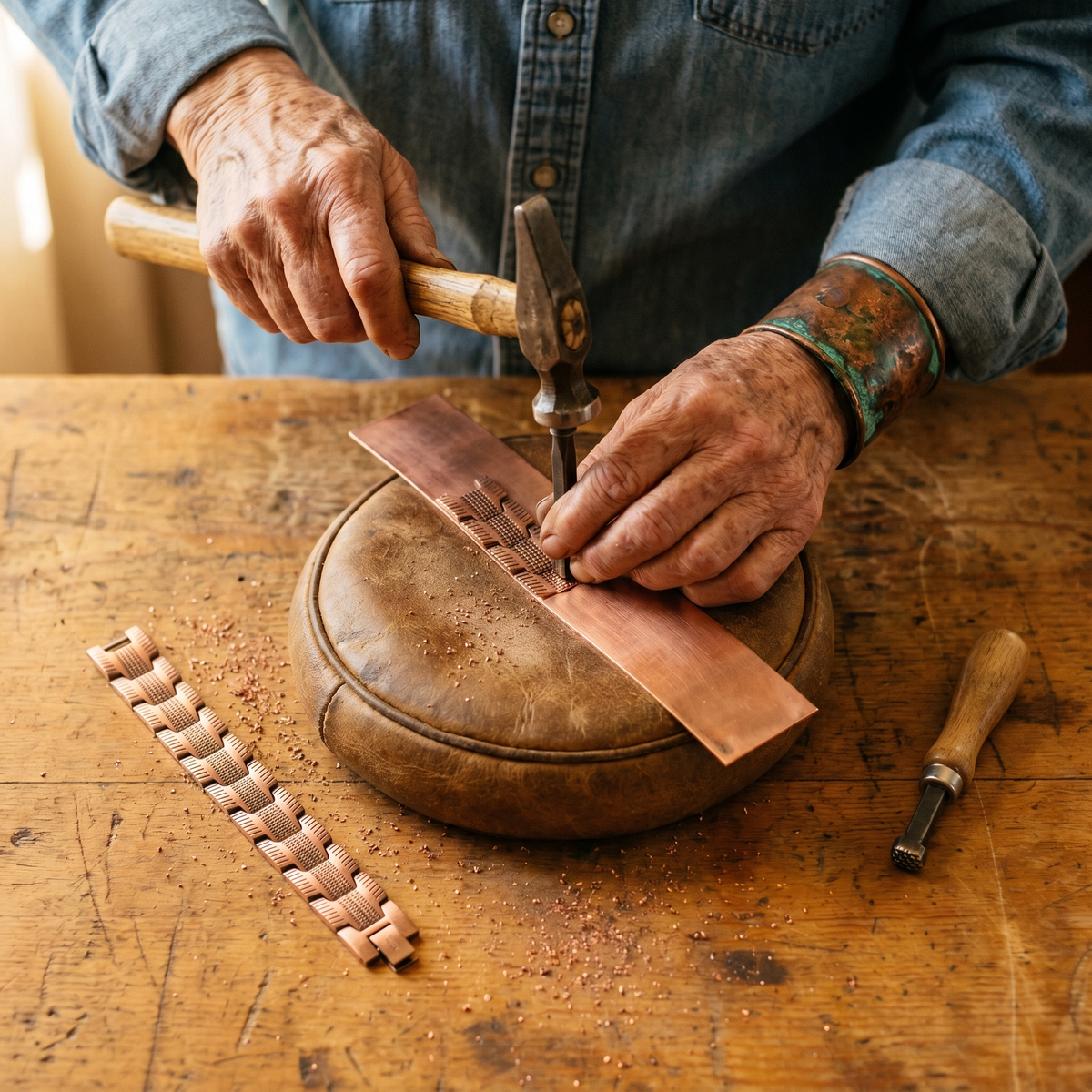 Clara's Crag Copper Bracelet