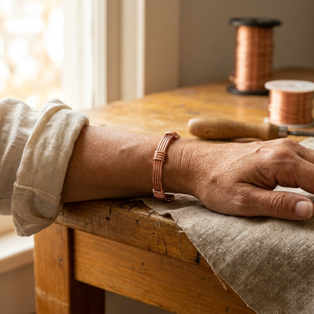 Clara's Sere Copper Bracelet