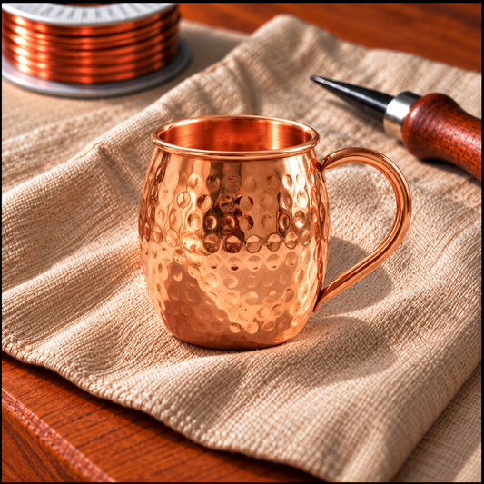 Clara's Elegant Copper Bottle – 900ml