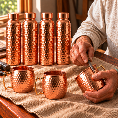 Clara's Family Wellness Copper Set