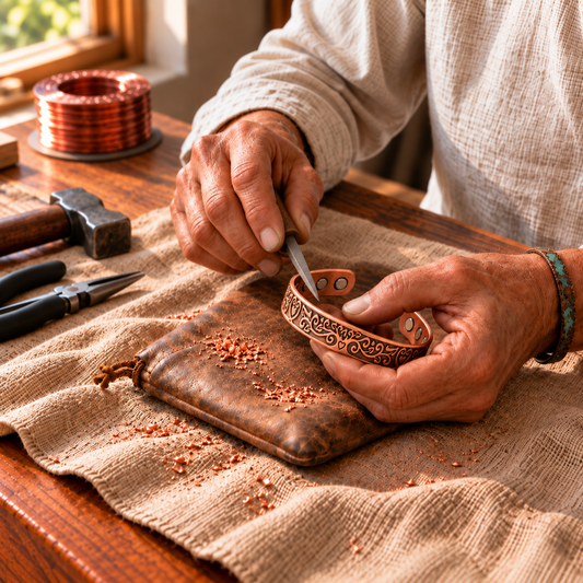 Clara's Tide Copper Bracelet