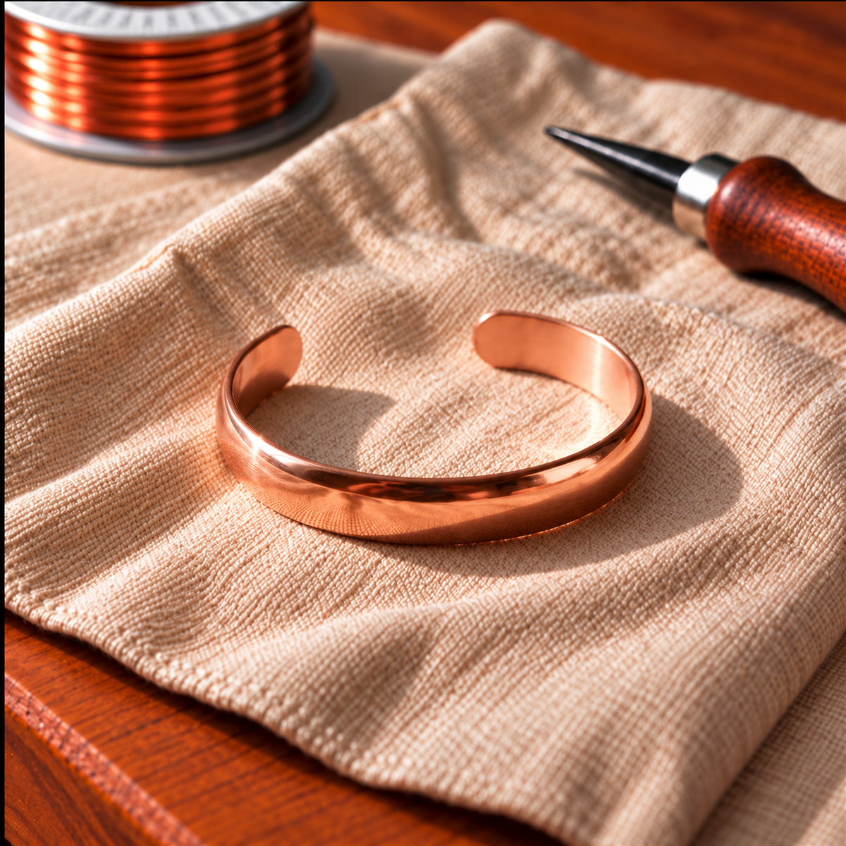 Clara's Tide Copper Bracelet